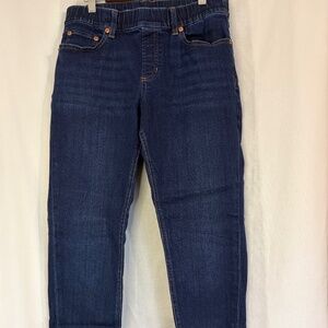 LL Bean Jeans Beanflex Skinny Leg Favorite Fit Pull On Denim Mid-rise Women's 8P